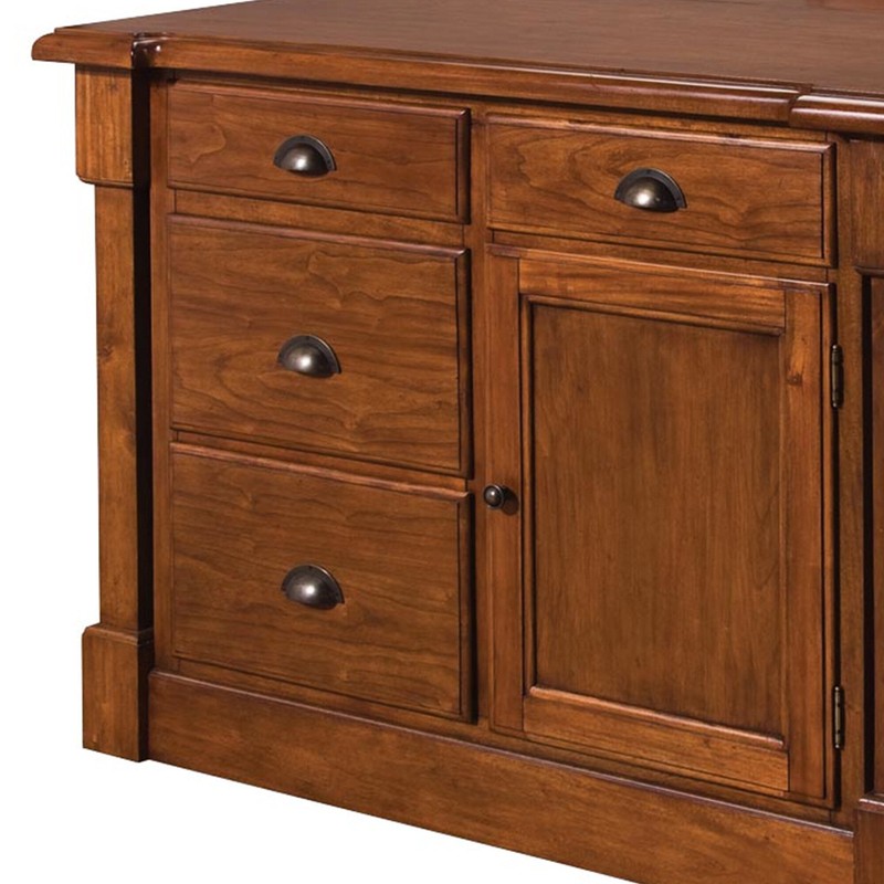 Mclane 48'' Wide Kitchen Island with Solid Wood Top