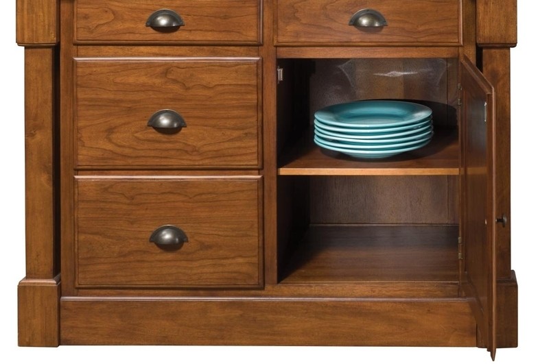 Mclane 48'' Wide Kitchen Island with Solid Wood Top