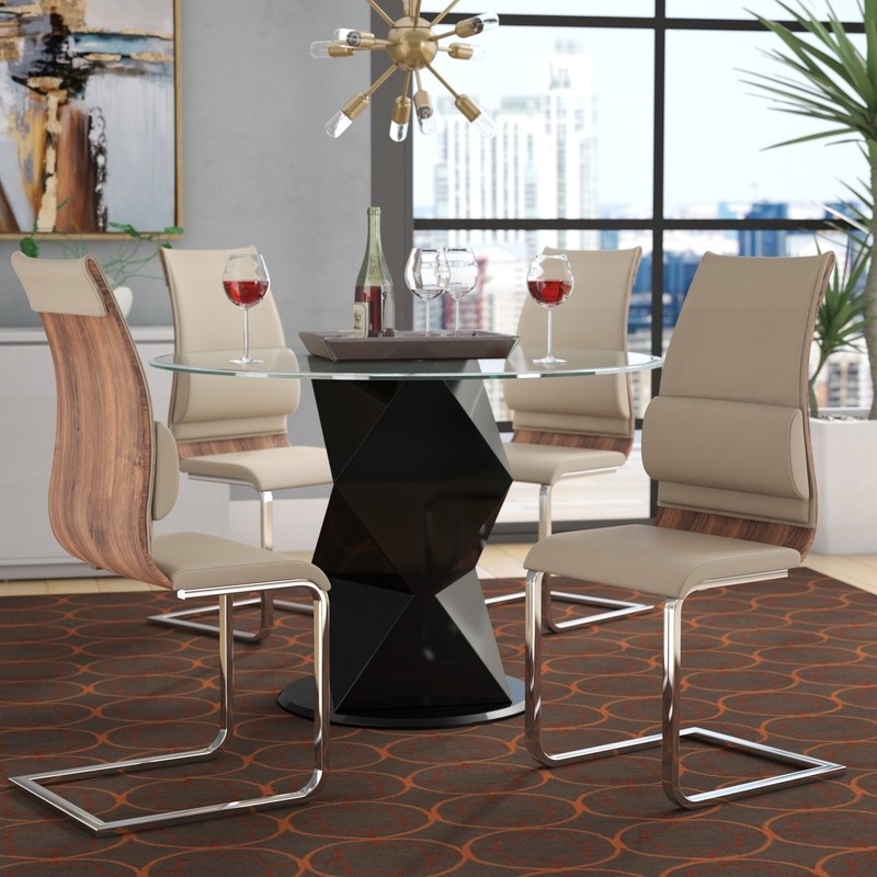 Mele Butterfly Leaf Breakfast Nook Dining Set