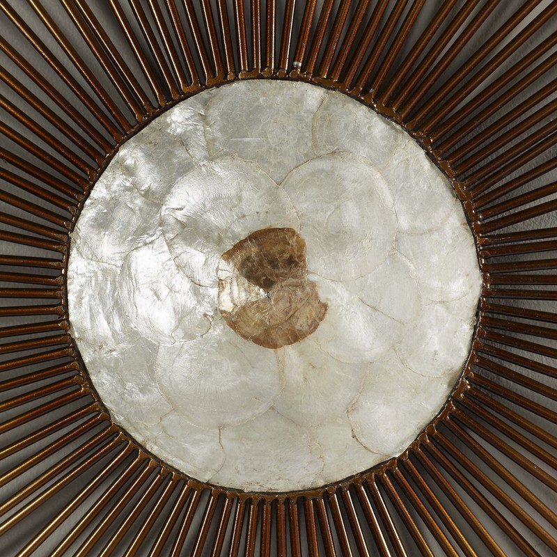 Metal Capiz Wall Decor