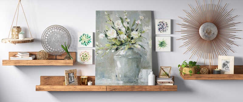 Metal Capiz Wall Decor