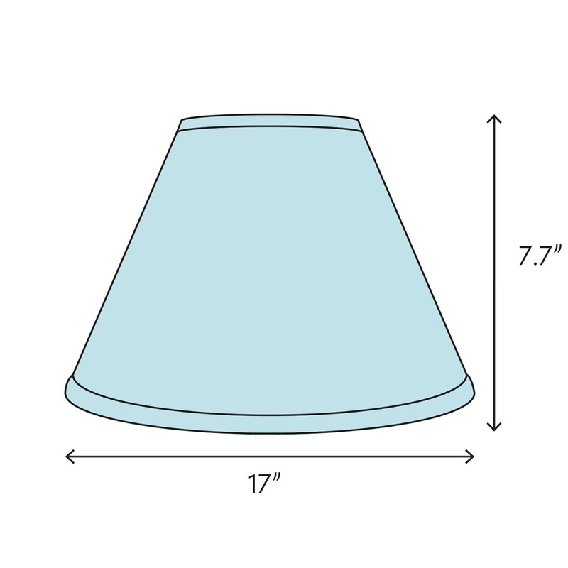 Metallicappie 7.7'' H Acrylic Empire Lamp Shade ( Clip On )