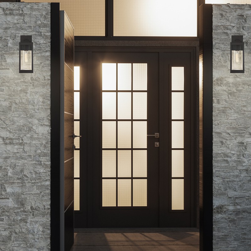 Meunier Glass Outdoor Wall Lantern