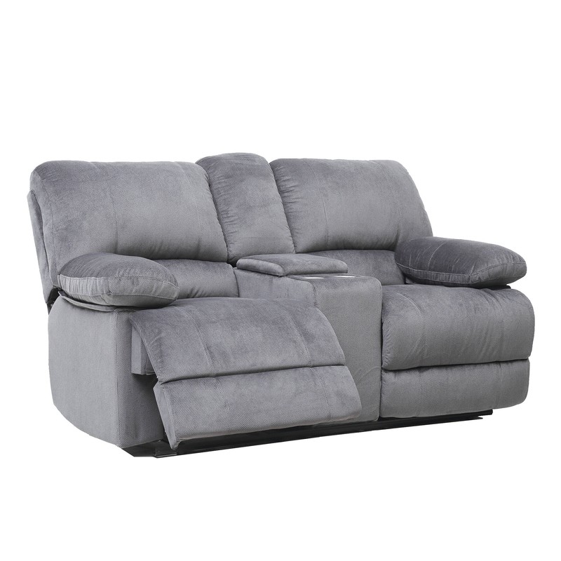 Microfiber/Microsuede Symmetrical Reclining Corner Sectional