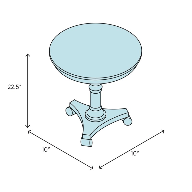 Millender 22.5'' Tall Pedestal End Table