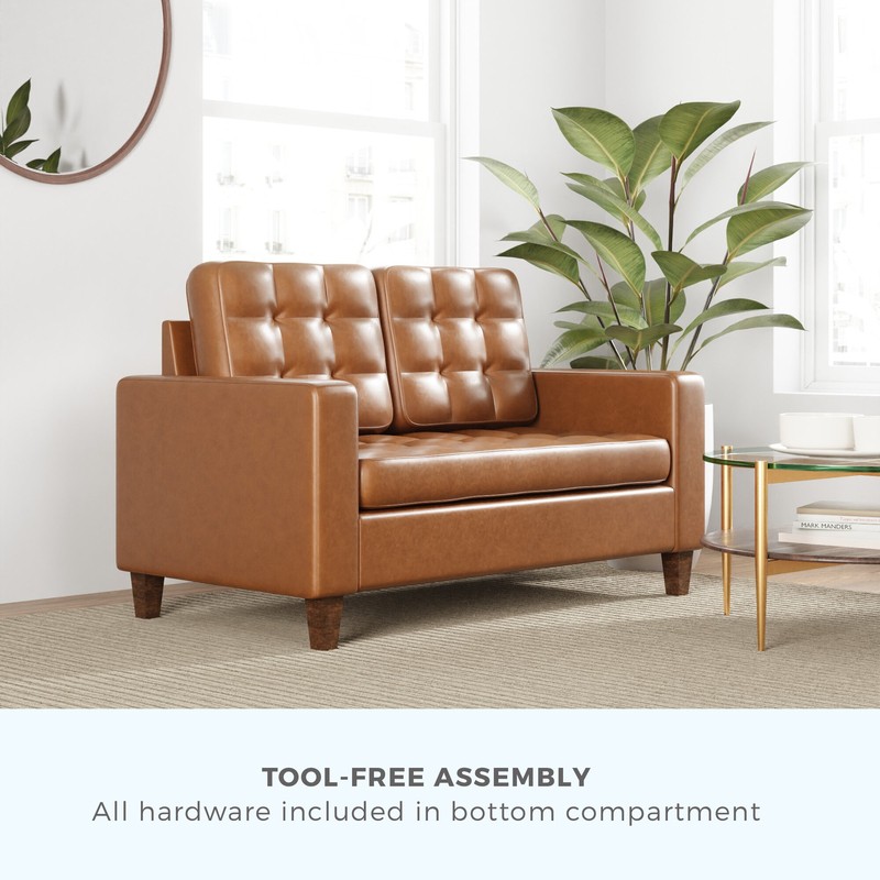 Milton 53'' Square Arm Loveseat
