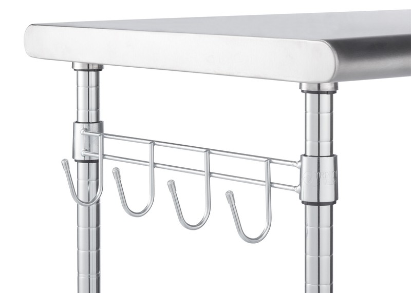 Miriam 38.62'' Wide Rolling Kitchen Cart with Stainless Steel Top