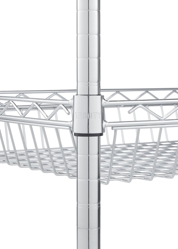 Miriam 38.62'' Wide Rolling Kitchen Cart with Stainless Steel Top