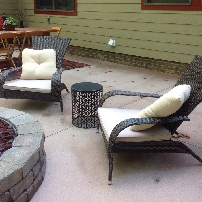 Mitchem Adirondack Patio Chair with Cushions