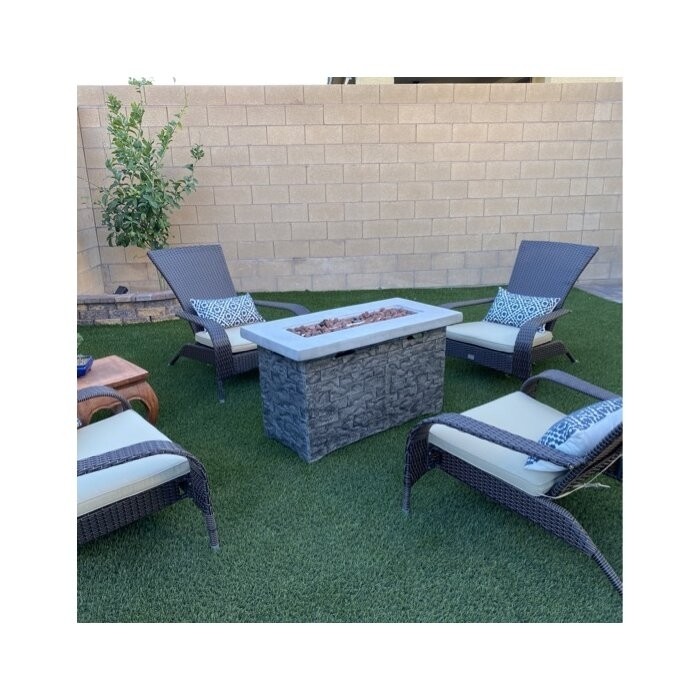 Mitchem Adirondack Patio Chair with Cushions