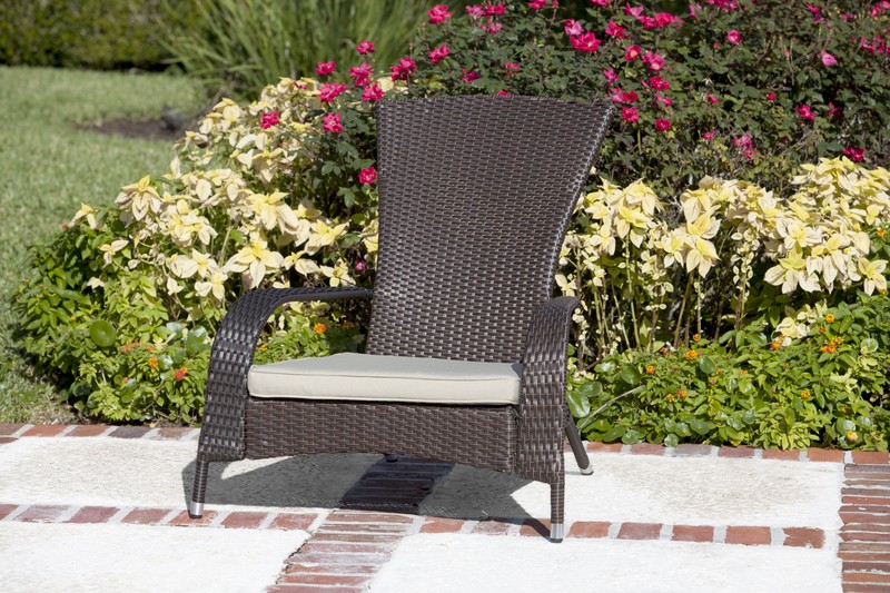 Mitchem Adirondack Patio Chair with Cushions