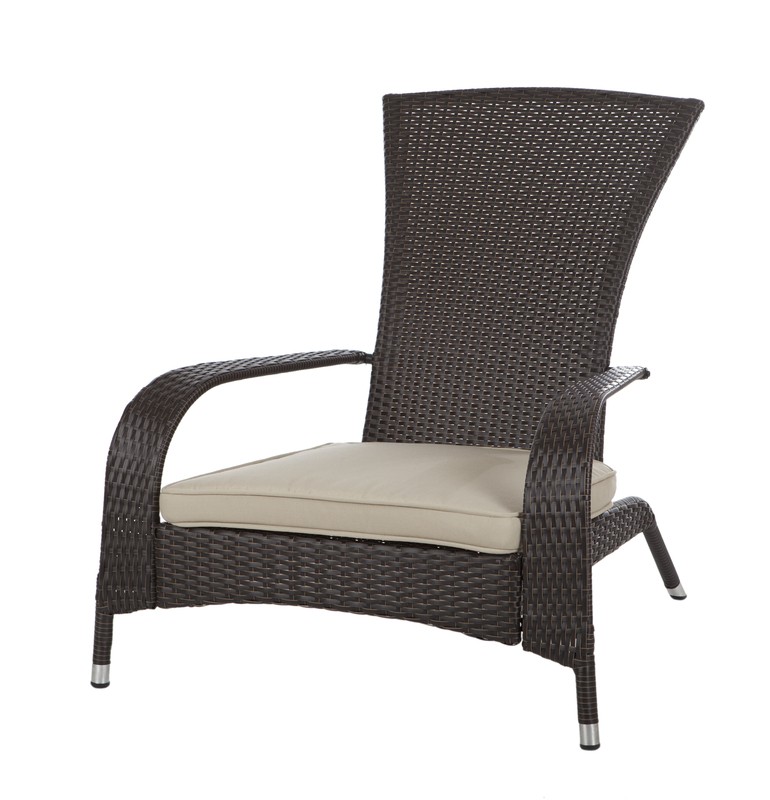 Mitchem Adirondack Patio Chair with Cushions