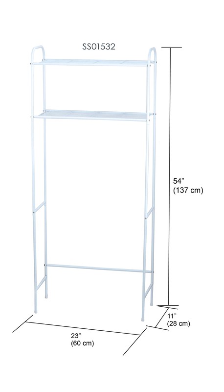 Morningside 23'' W x 54'' H x 11'' D Over-The-Toilet Storage