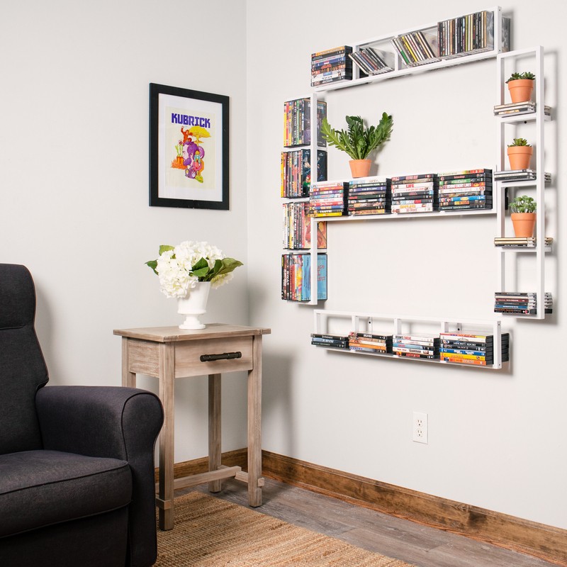 Multimedia Wall Mounted Media Storage