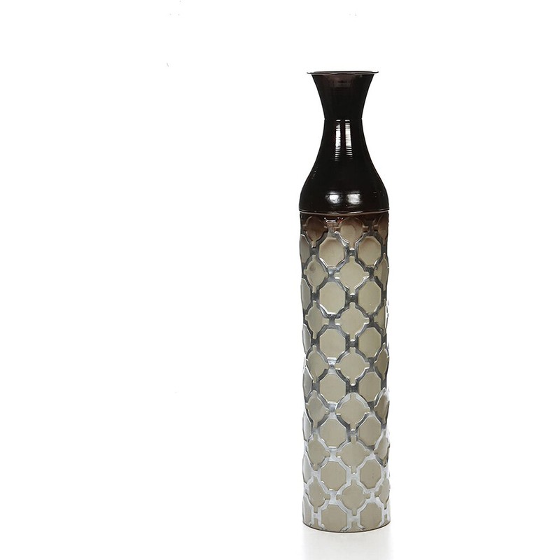 Neil Brown/Beige 28.5'' Metal Floor Vase