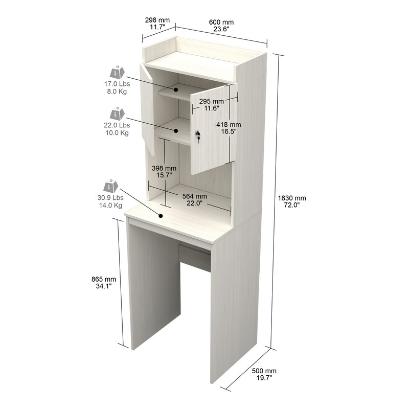 Nelms 72" Kitchen Pantry