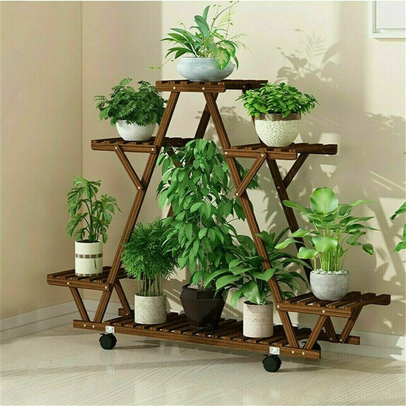 Nicholes Rectangular Multi-Tiered Plant Stand