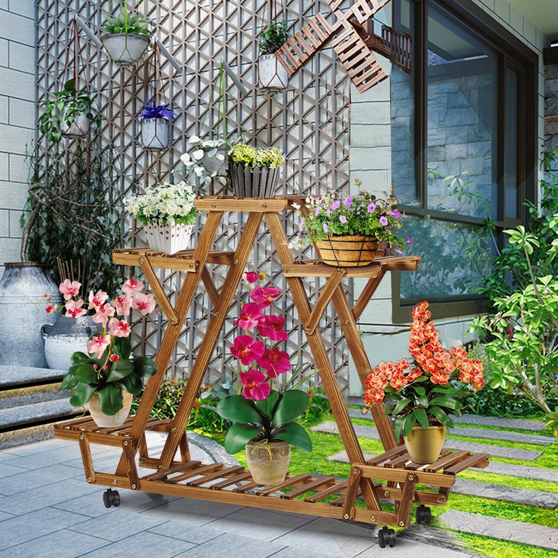 Nicholes Rectangular Multi-Tiered Plant Stand