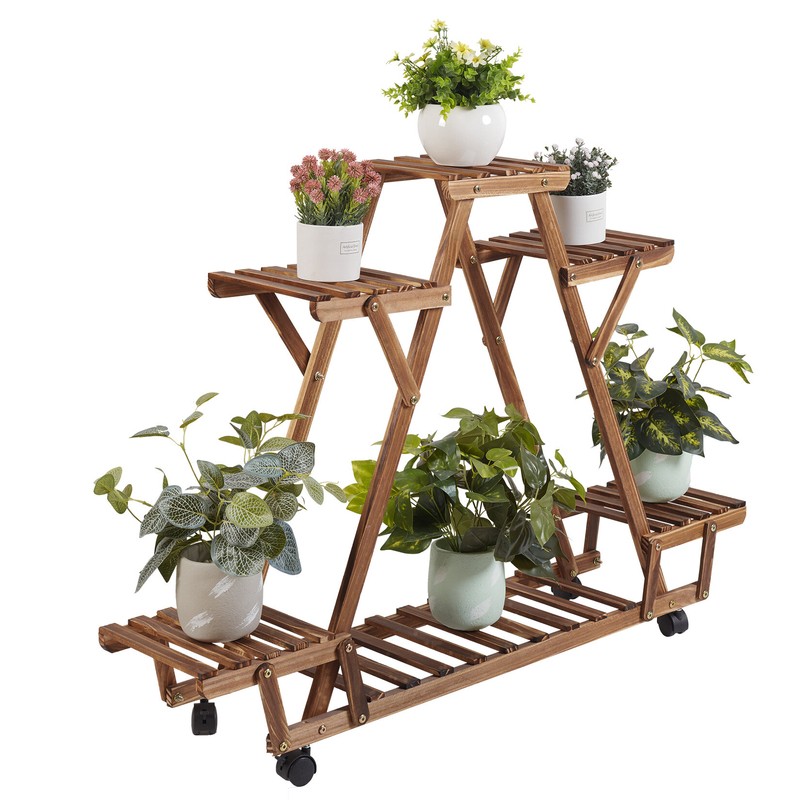 Nicholes Rectangular Multi-Tiered Plant Stand