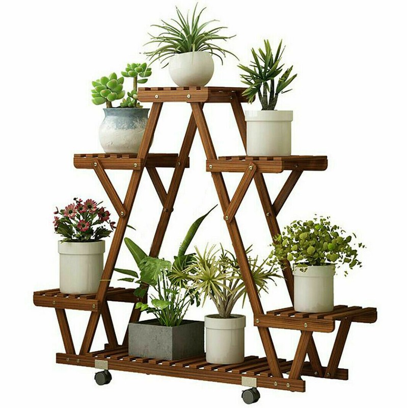 Nicholes Rectangular Multi-Tiered Plant Stand