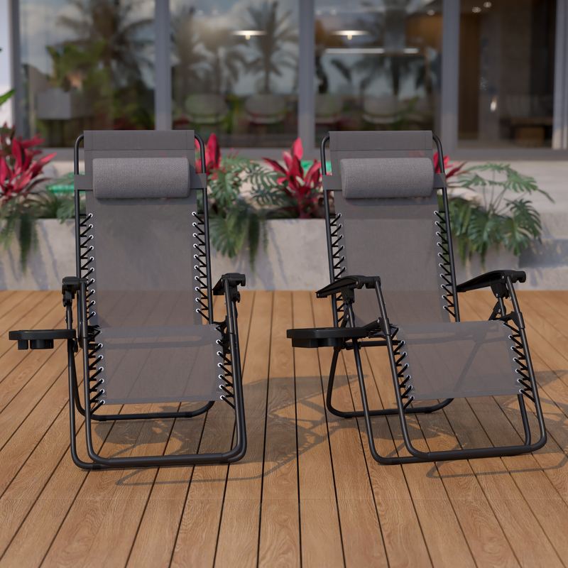 Niko Adjustable Folding Mesh Zero Gravity Recliner Patio Chair