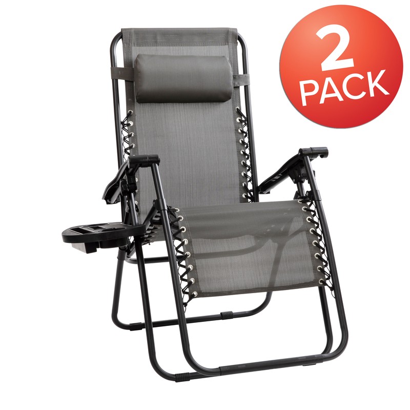 Niko Adjustable Folding Mesh Zero Gravity Recliner Patio Chair