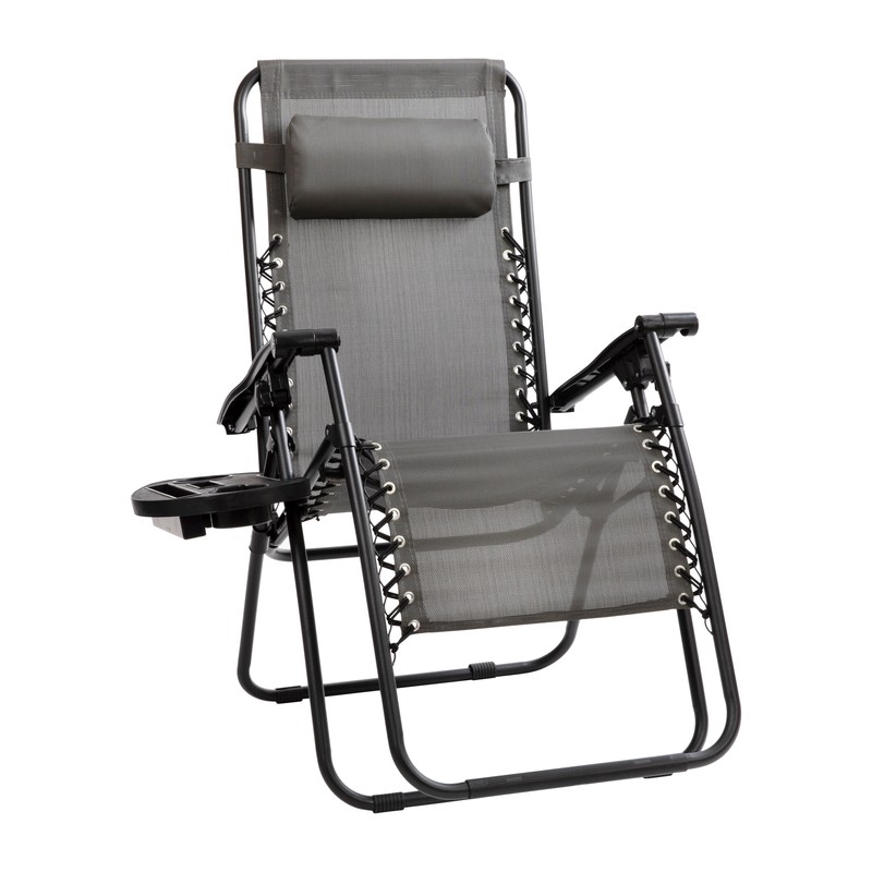 Niko Adjustable Folding Mesh Zero Gravity Recliner Patio Chair