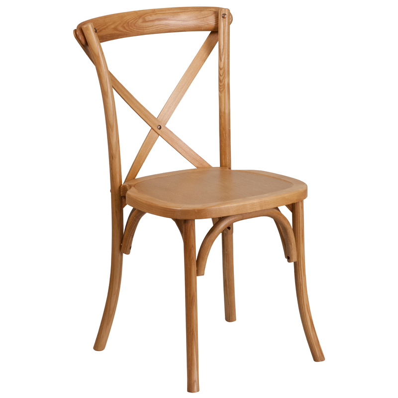 Norma Cross Back Stacking Dining Chair