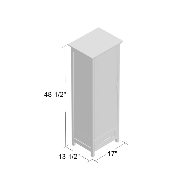 Northshire 17'' W Linen Cabinet