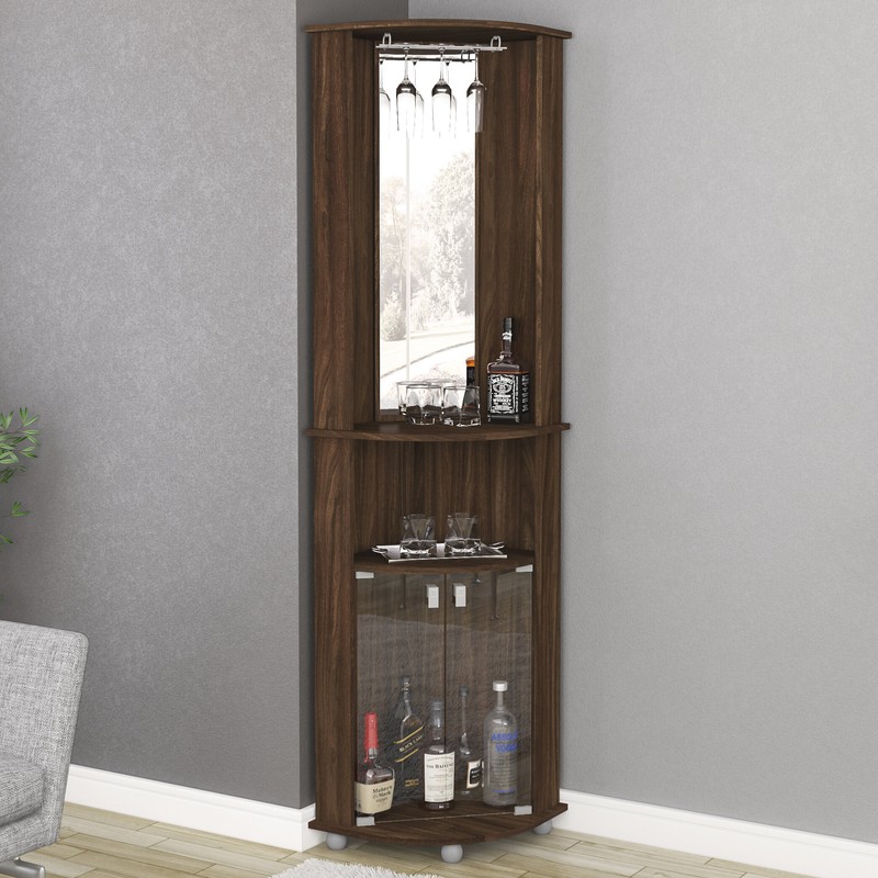 Oblak Corner Bar Cabinet