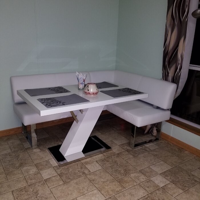 Ondina 4 - Person Breakfast Nook Dining Set