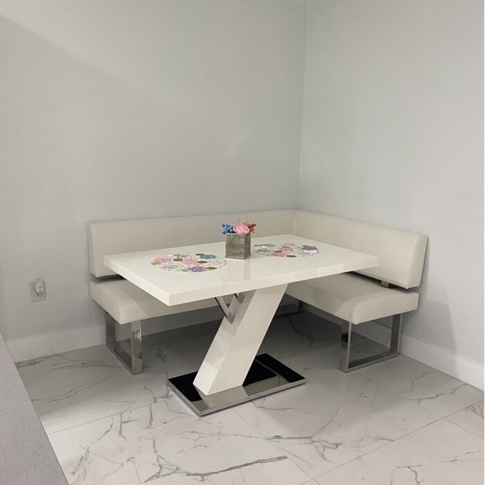 Ondina 4 - Person Breakfast Nook Dining Set