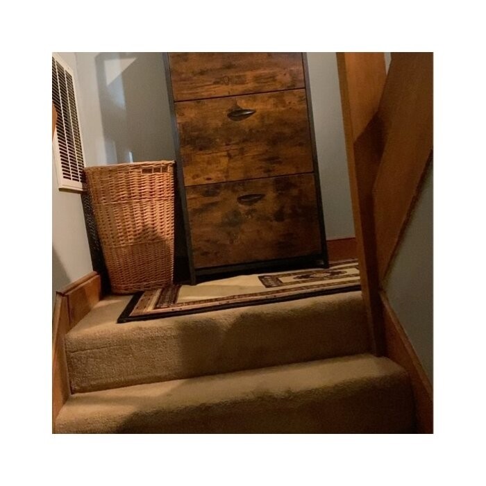 Open 18 Pair Shoe Storage Cabinet