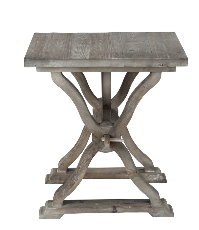 Ornellas Solid Wood Trestle Coffee Table