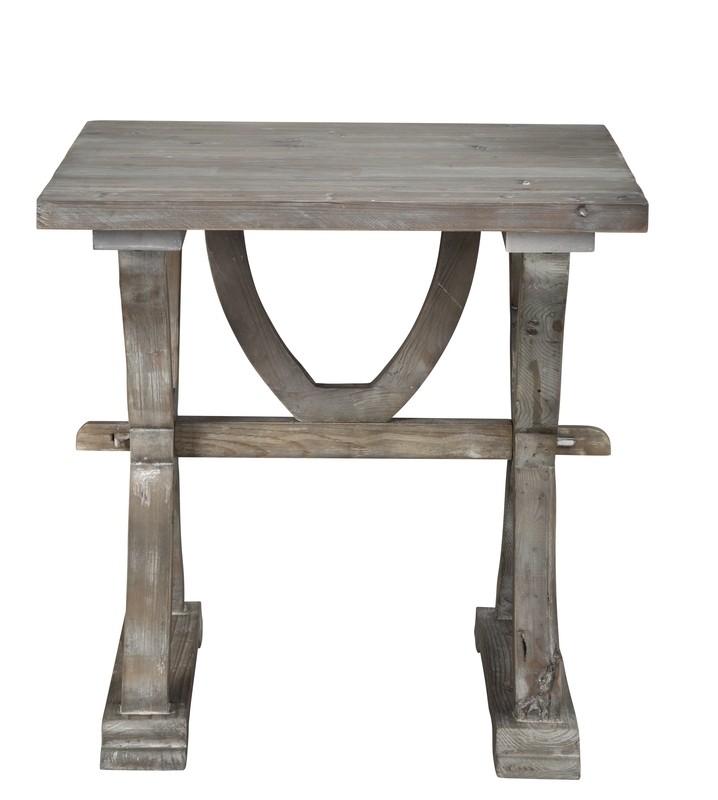 Ornellas Solid Wood Trestle Coffee Table