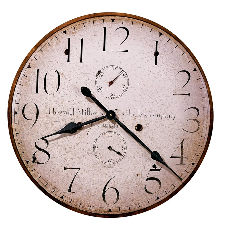 Oversized Moment In Time Original Howard Miller III 25" Wall Clock