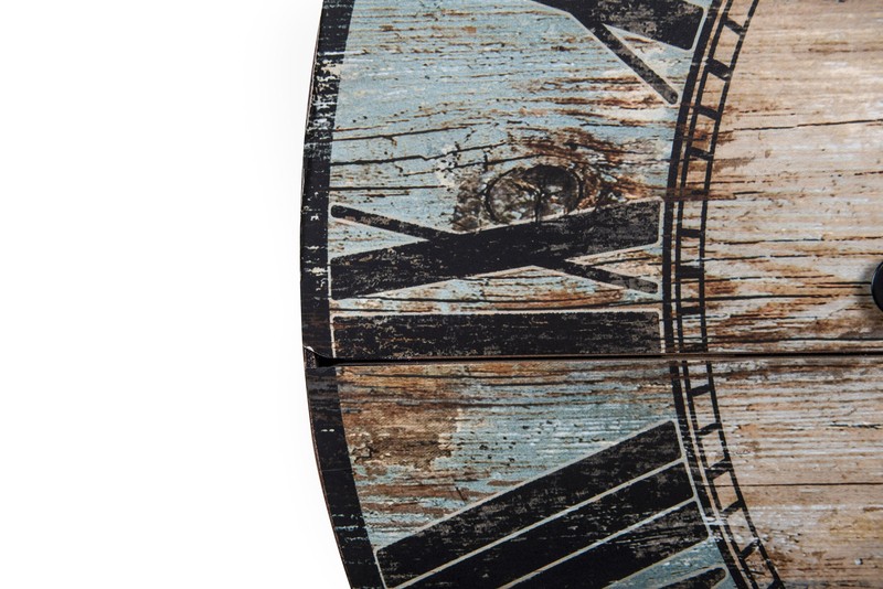 Oversized Whipe 24.25" Wall Clock