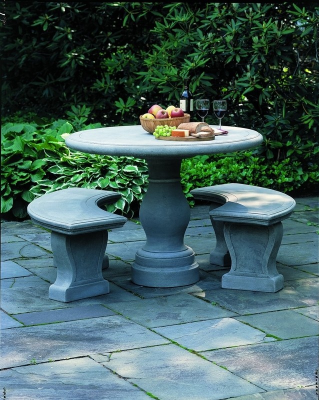 Palladio Stone/Concrete 6 - Person Bistro Table