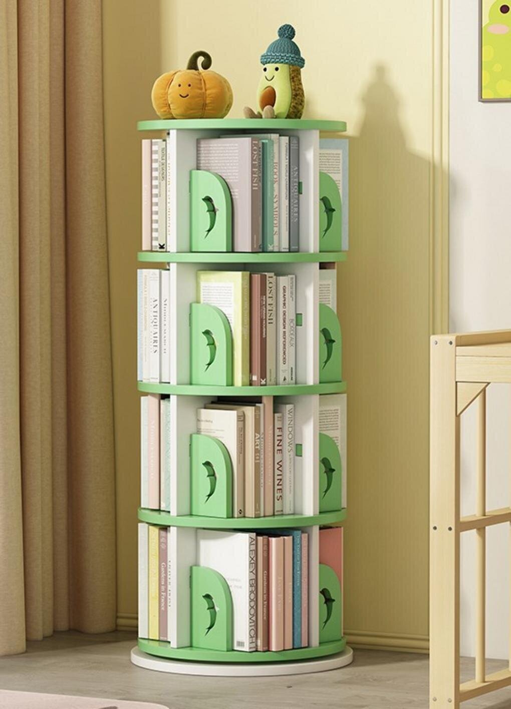 Pastel Corner Bookshelf