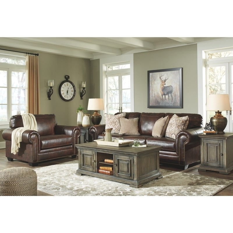 Pecora 54'' Wide Leather Match Chair And A Half