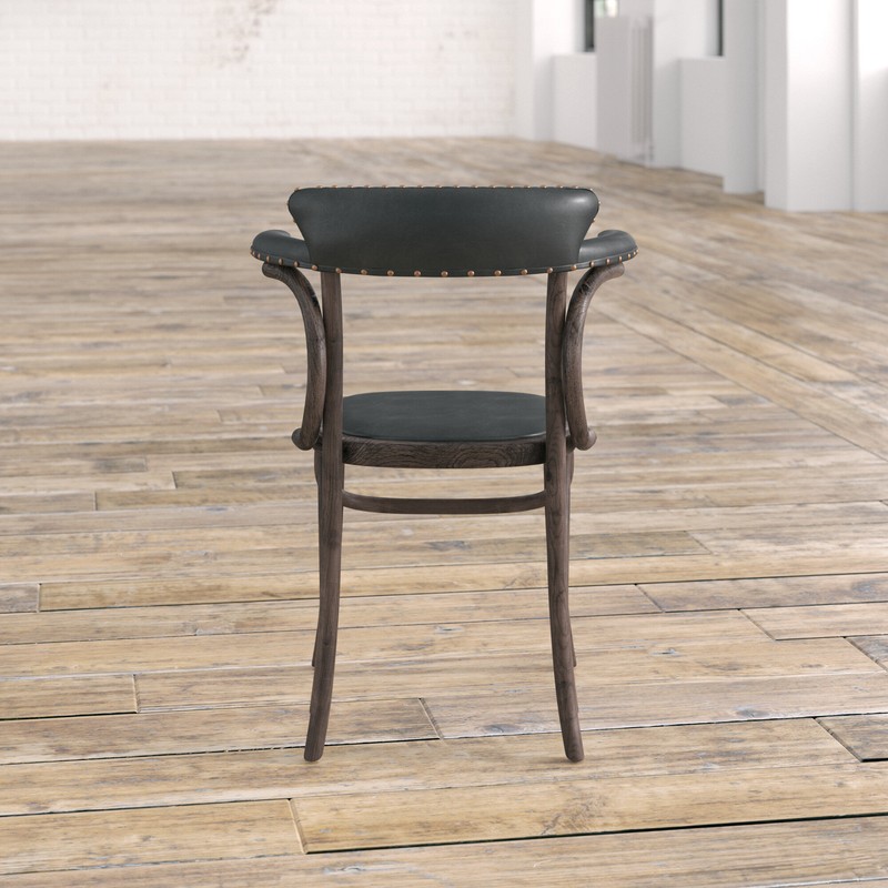 Pembrooke Arm Chair in Antique Black