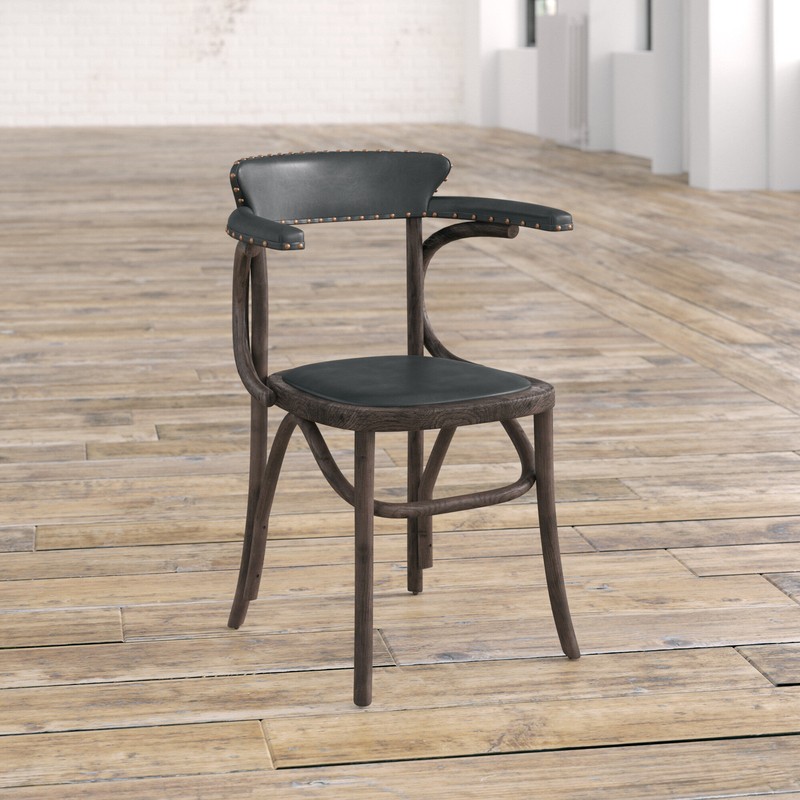 Pembrooke Arm Chair in Antique Black