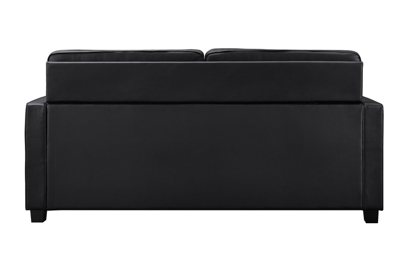 Perdomo 70'' Faux Leather Square Arm Sofa Bed