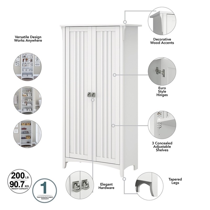 Pernell 31'' W x 16'' D Free-Standing Bathroom Cabinet