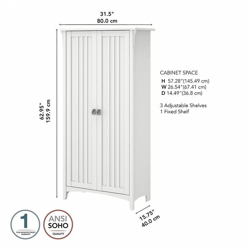 Pernell 31'' W x 16'' D Free-Standing Bathroom Cabinet