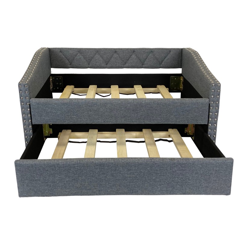 Pet Day Bed For Small Medium Size Dogs With Trundle Unit