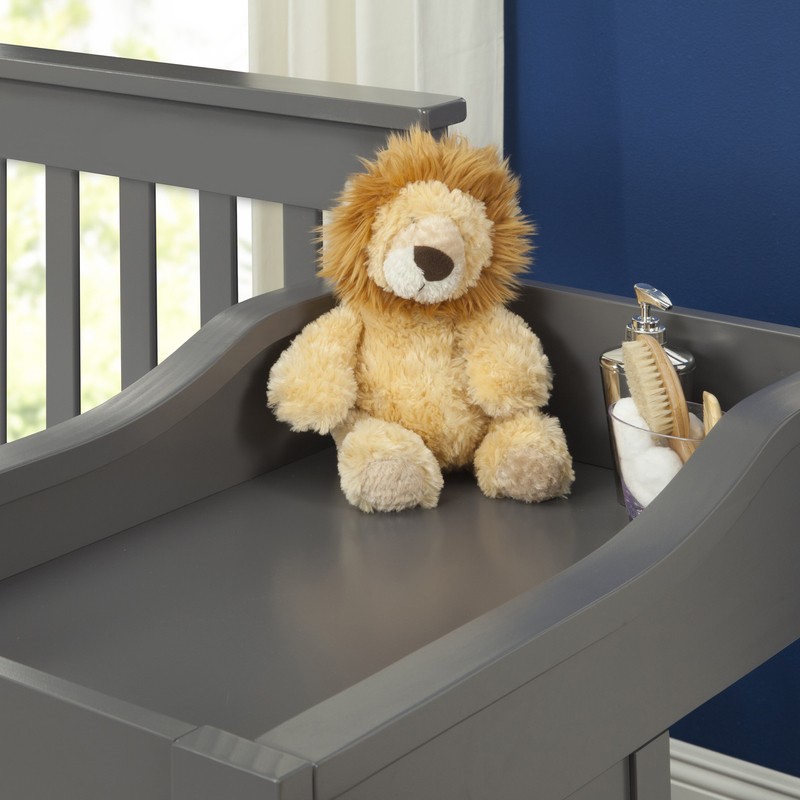 Piedmont 4-in-1 Convertible Crib and Changer with Storage