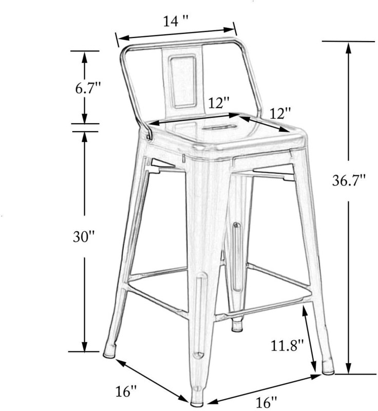 Pinney Counter & Bar Stool