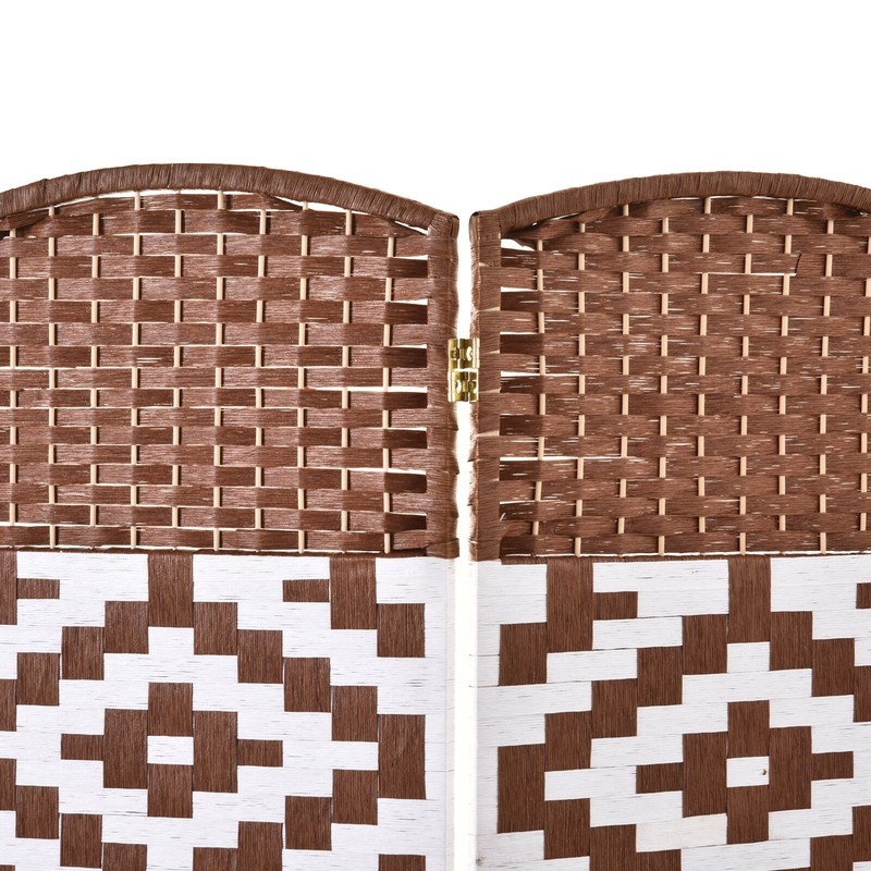 Plattsburg 70.9'' H Bamboo/Rattan Folding Room Divider