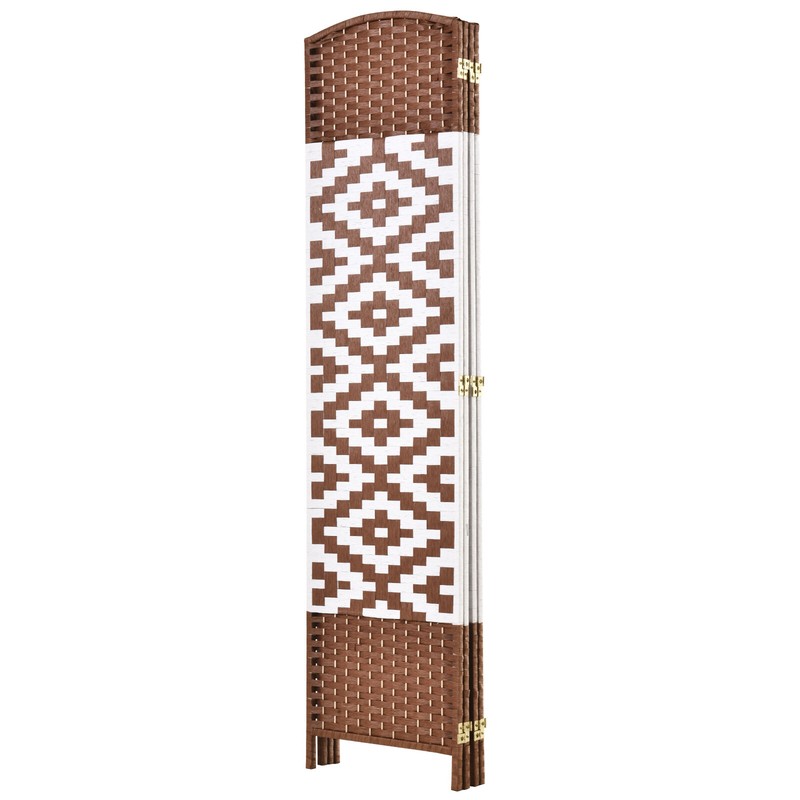 Plattsburg 70.9'' H Bamboo/Rattan Folding Room Divider